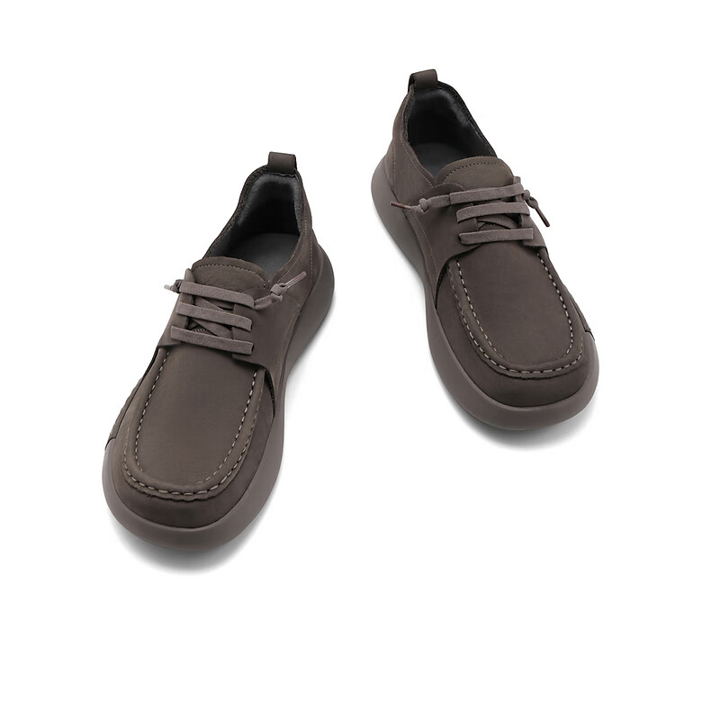 Belle Square Sugar Toast Trendy Casual Men's Comfortable Cowhide Toast Shoes, Ou...