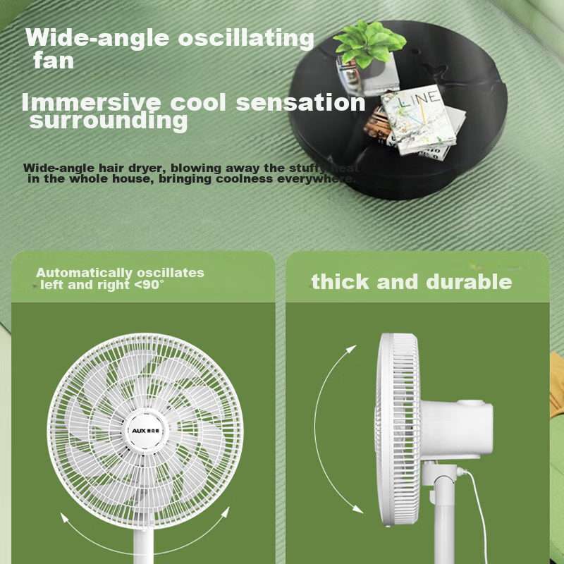 AUX Electric Fan/Remote Control Floor Fan/Home Air Circulation/energy-Saving Gen...