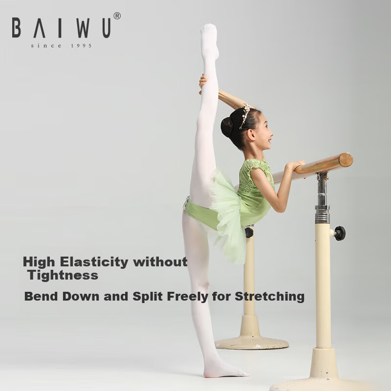 Baiwu Wuyuan Baiwu Children's Dance Socks, Tapered Socks, Girls' Pantyhose, Thin...