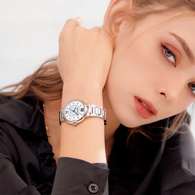 POSCER Women's Luxury Quartz Watch, White Dial, Top Ten Brand, Chinese Watch, Bi...