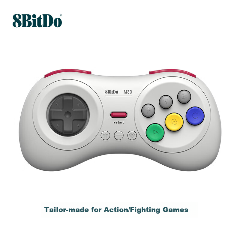 8BitDo M30 Bluetooth Game Controller, Wireless Fighting Game Controller for Mobi...