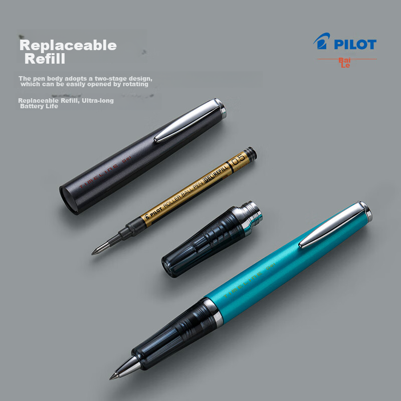PILOT TIMELINE Portable Advanced Gel Pen for Business Writing And Gifting, LTL-3...
