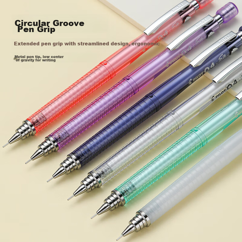 PILOT S3 Drawing Mechanical Pencil 0.4, Transparent Purple + Neox Graphite Mecha...