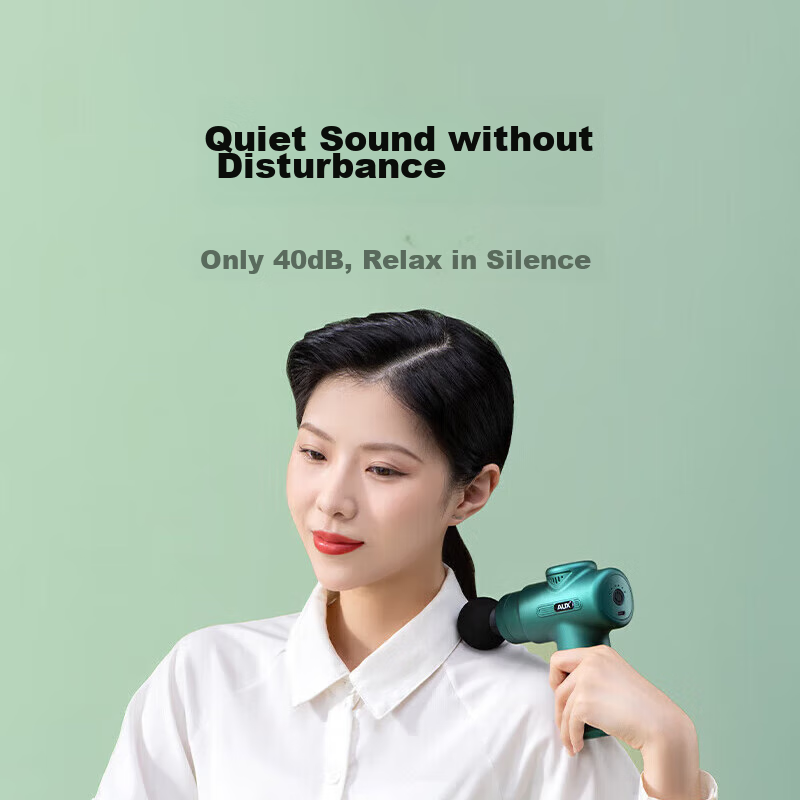 AUX Mini Massage Gun for Fascia Relaxation, Neck, Calf, And Shoulder Massage, Po...
