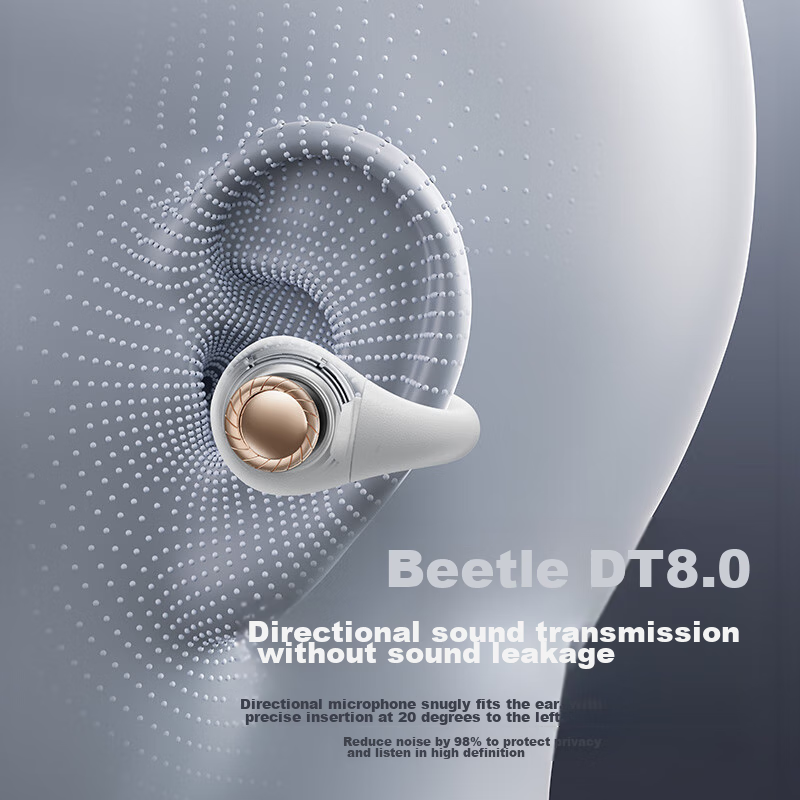 Baseus AS01 Bluetooth Ear Clip, Bone Conduction Headphones Concept, Non-In Open-...