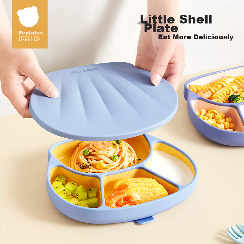 Beipesi Baby Plate, Complementary Food Bowl, Infant Suction Cup Silicone Self-Fe...