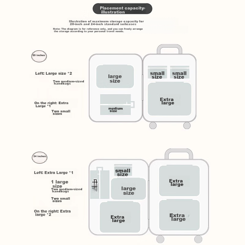 Banzheni Travel Toiletry Storage Bag Portable Large Capacity Hand Carry Underwea...