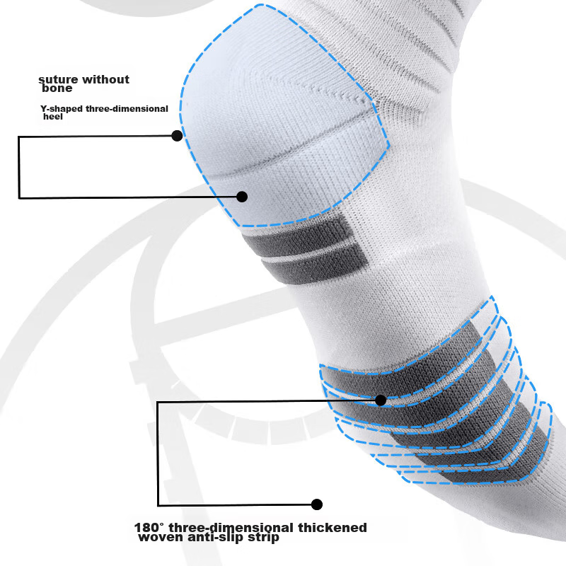 Under Armour Basketball Socks (3-Pack), Running Badminton Sports Socks for Men A...