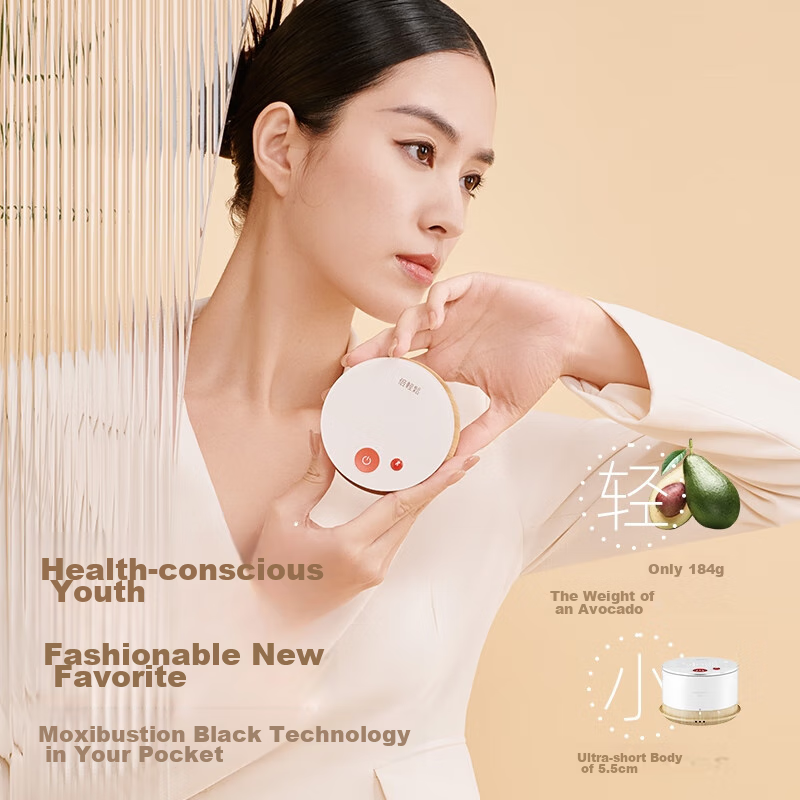 Breo Ginger And Bamboo A2 Standard Edition Moxibustion Box, Moon White, Portable...