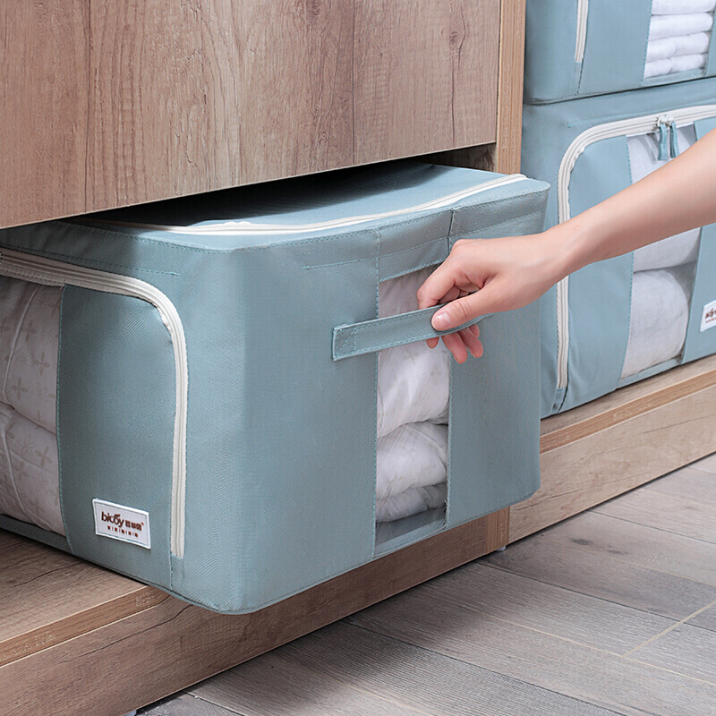 Baicaoyuan Oxford Fabric Storage Box, Clothes And Quilt Organizer, Storage Conta...