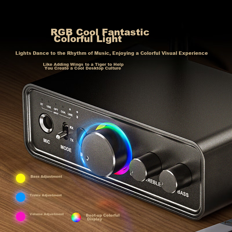 Biaze Bluetooth Adapter 5.3, Audiophile-Grade HiFi Audio Bluetooth Receiver, Adj...