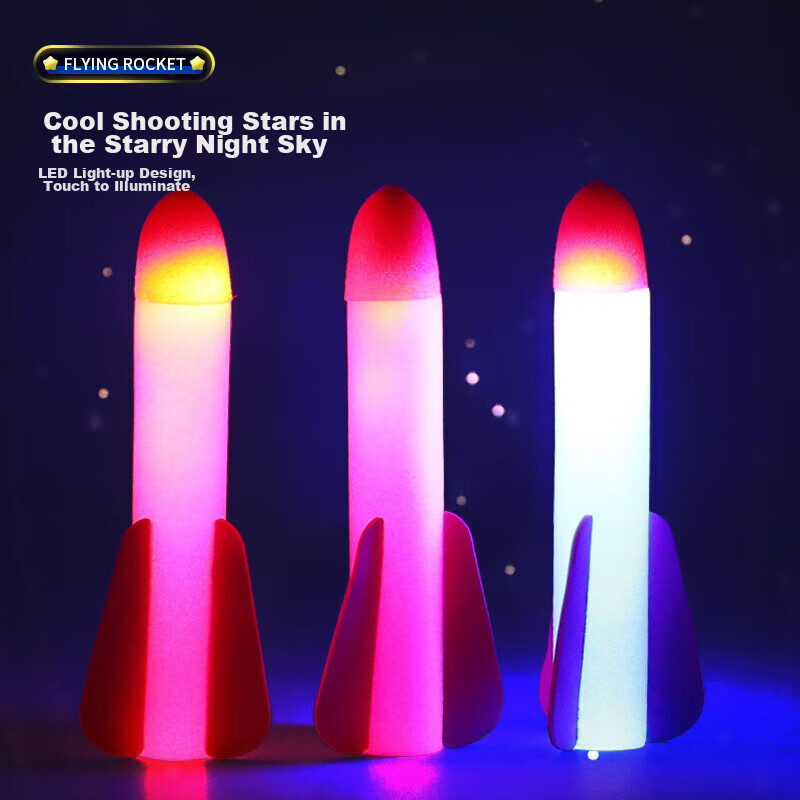 Dad Mom Rocket Launcher Toy, Children's Outdoor Toy, Flying Rocket Launcher, Foo...