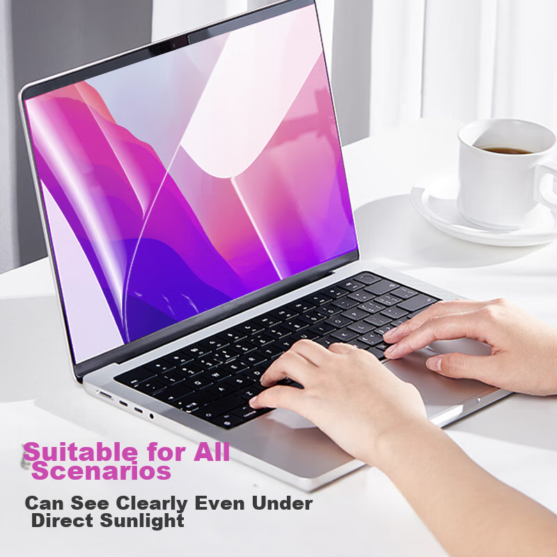BIAZE Anti-Glare Screen Protector for Apple MacBook Pro 14 Laptop, Magnetic Priv...