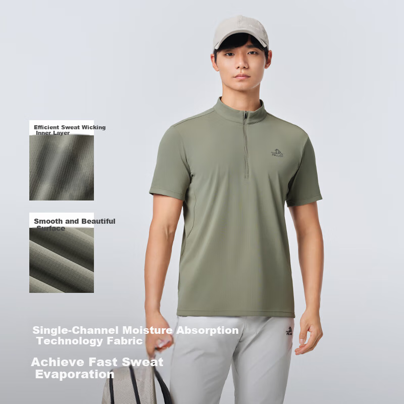Pelliot Outdoor Quick Dry T-shirt Men Women Spring Summer Antibacterial Sports S...