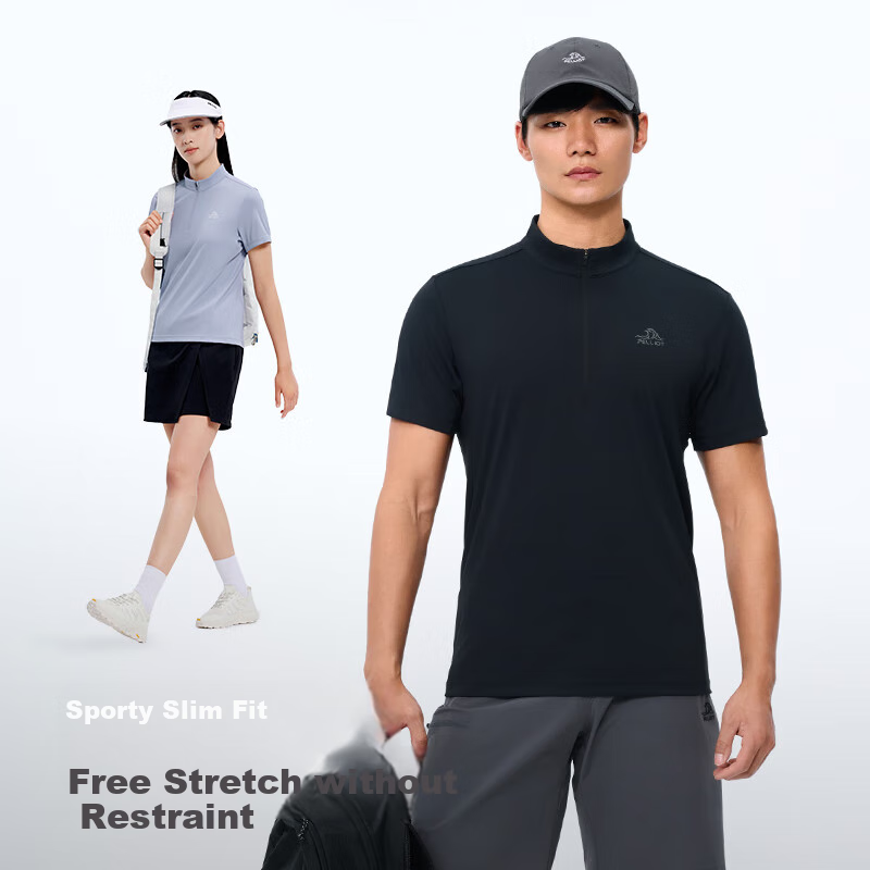 Pelliot Outdoor Quick Dry T-shirt Men Women Spring Summer Antibacterial Sports S...