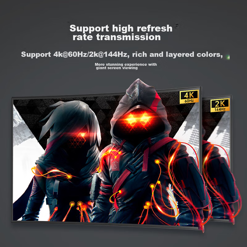 Biaze DP to HDMI One-To Converter Docking Station, 4K 60Hz, Supports Multi-Scree...