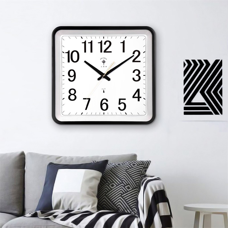 Polaris Wall Clock, Living Room Stylish Automatic Time Synchronization Creative...