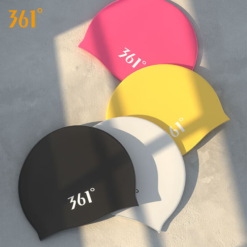 361° Swimming Cap for Men And Women, Waterproof, Ear-Protecting, Comfortable, No...
