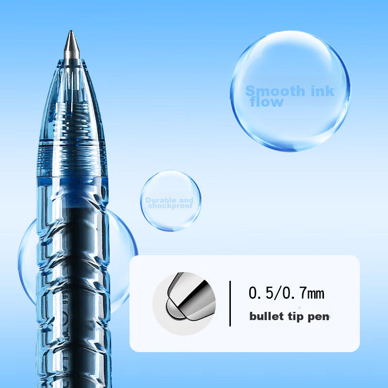 PILOT Retractable Black Gel Pen, Stylish 0.5mm Signature Pen, Black Ink Pen, Stu...