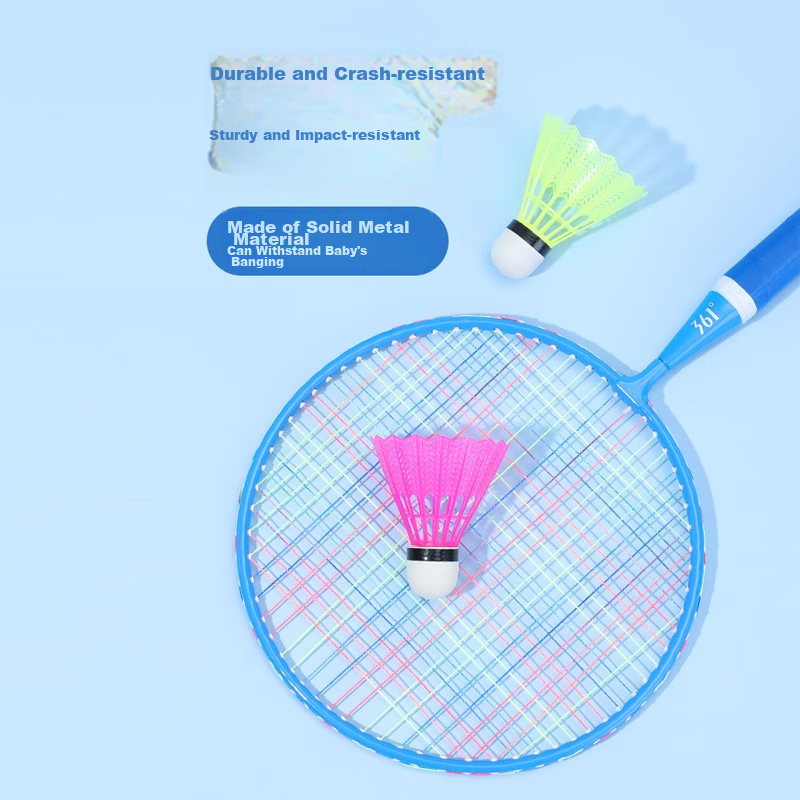 361° Badminton Racket, Durable for Children, Suitable for Ages 3-12, Toy Gift Se...