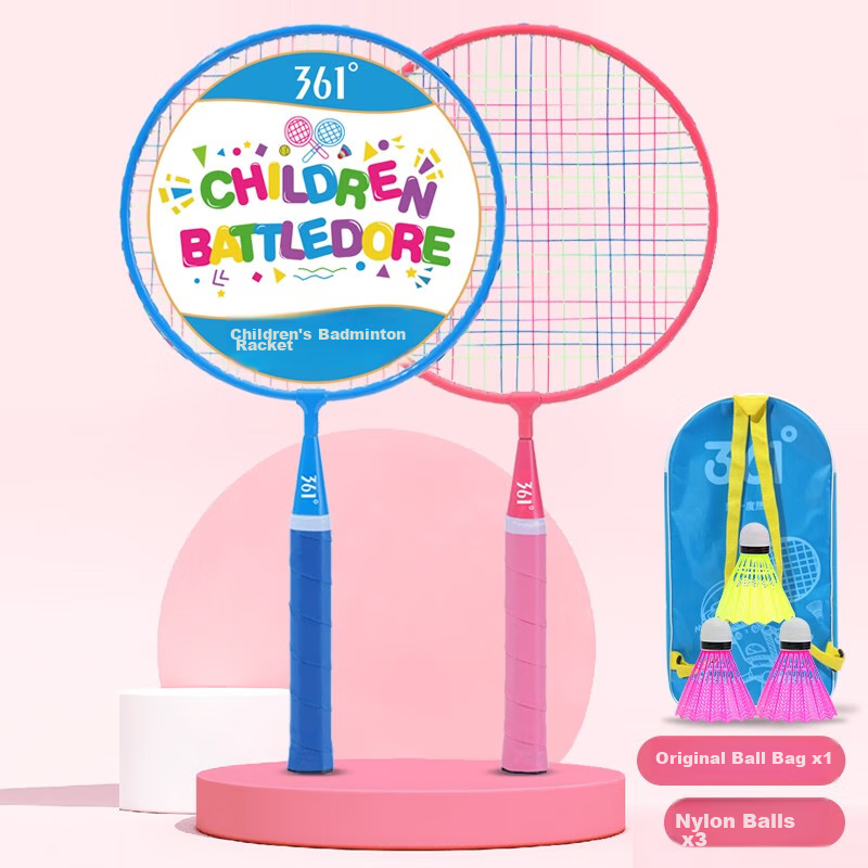361° Badminton Racket for Children, Durable Racket for Ages 3-12, Children's Toy...
