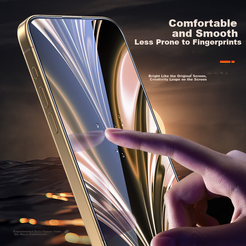 BIAZE Corning Dust-free Warehouse Apple 16ProMax Tempered Glass Film iPhone 16Pr...