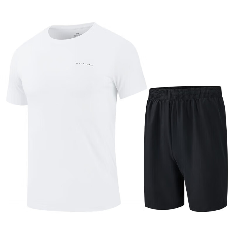 361° Men's Sports Set, Summer Running Training Fitness Wear, Casual Loose Short-...