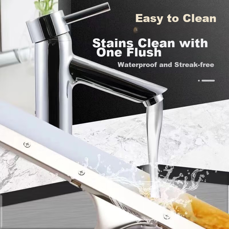 Aoida Floor Scraper, 40cm Large Silicone Mop for Home Use, Bathroom Floor Scrape...