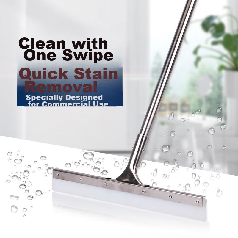 Aoida Floor Scraper, 40cm Large Silicone Mop for Home Use, Bathroom Floor Scrape...