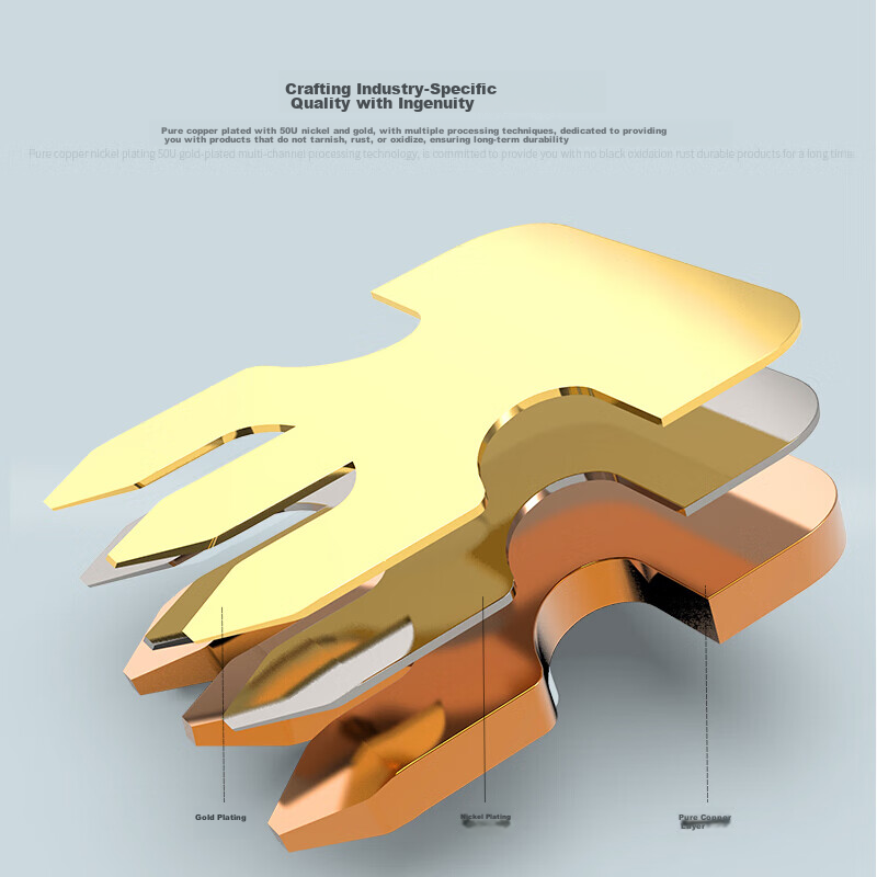 Biaze Telephone Crystal Head, 6P2C 2-Core Telephone Line Connector, RJ11 Voice T...