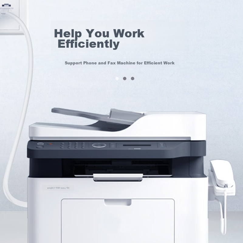 Biaze Telephone Crystal Head, 6P2C 2-Core Telephone Line Connector, RJ11 Voice T...