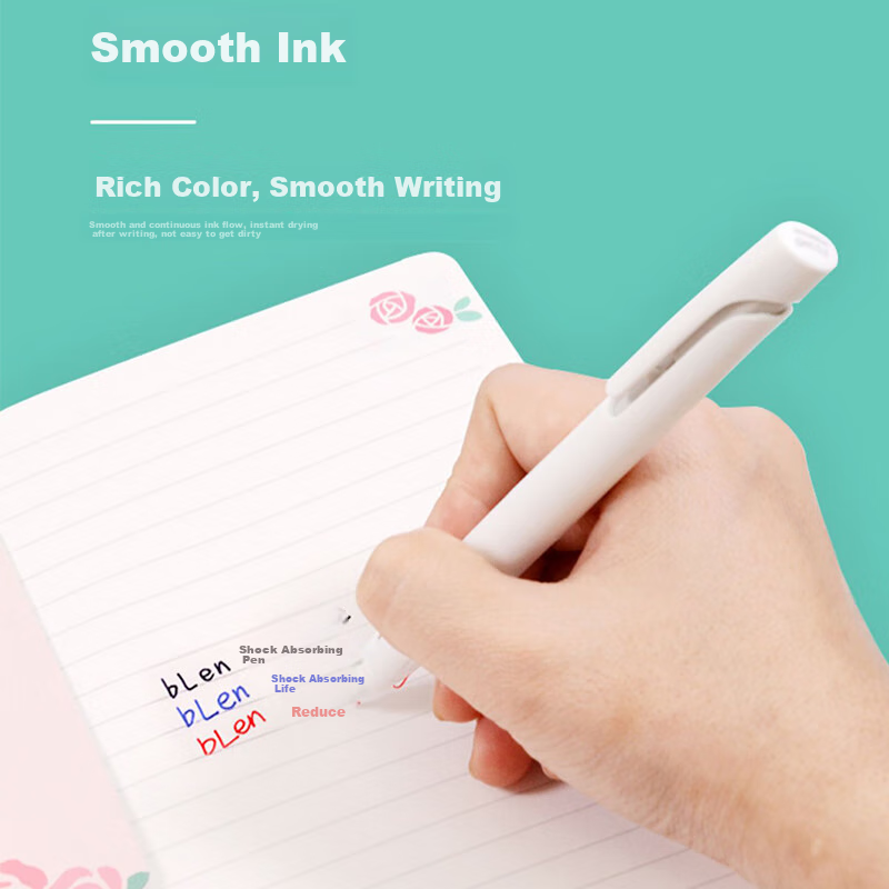 ZEBRA bLen Gel Pen, 0.38mm Bullet Tip, Quick-Drying, Push-Button Signing Pen, fo...