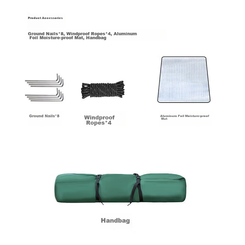 BeiJiLang Fully Automatic Tent, Outdoor Rainproof Camping, Double-Layer for Two...