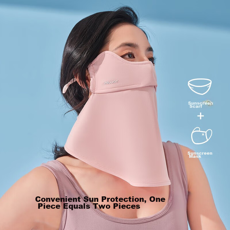 Bosiehe Sun Protection Face Mask, Spring And Summer UV-Resistant Face Shield, Ey...