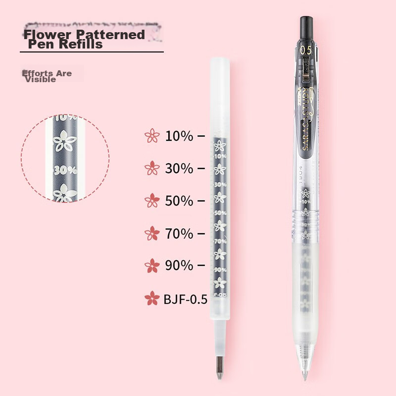 ZEBRA 10th Anniversary Edition Scholar's Smooth Pen, 0.5mm Bullet Tip, Retractab...
