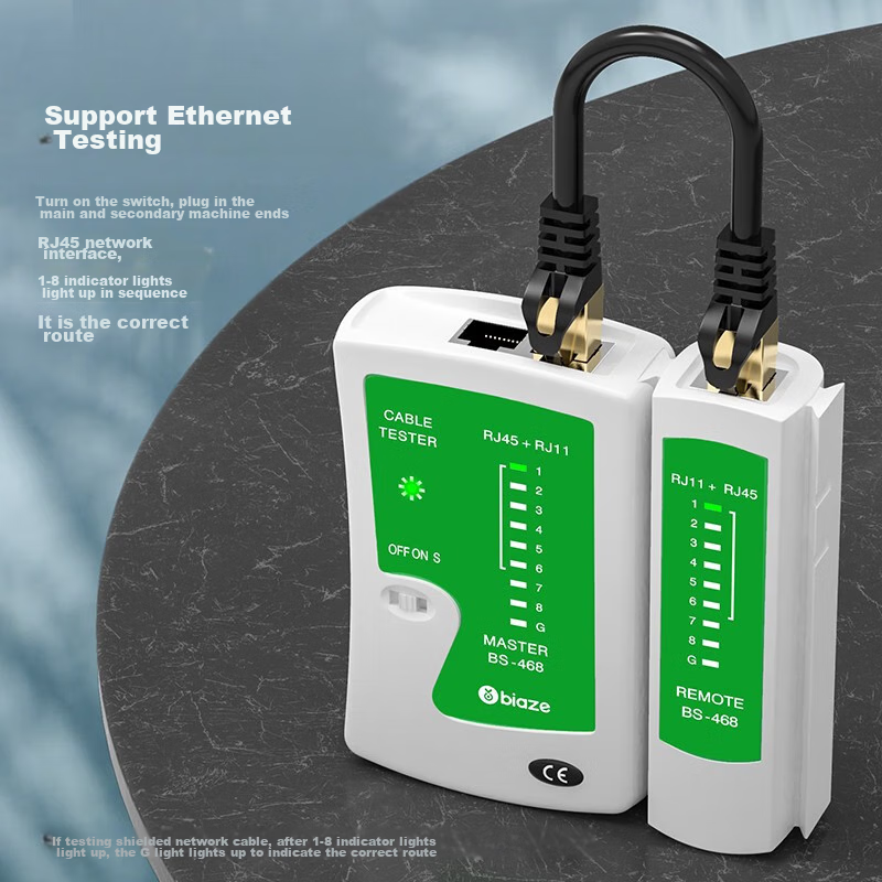 Biaze Network Cable Tester, Multifunctional Line Tester for Computer Network RJ4...