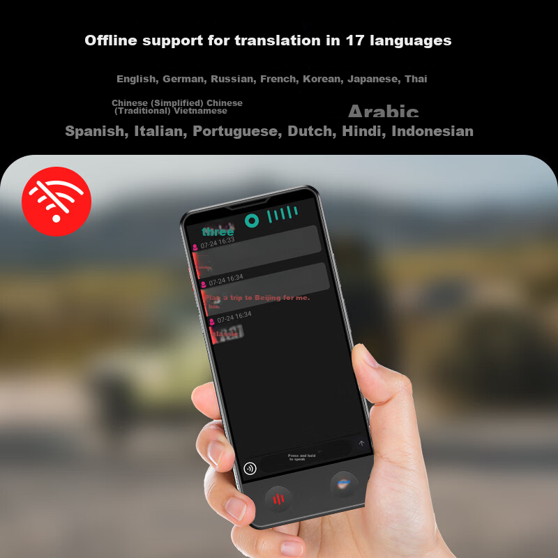 Aigo Real-Time Translation Device, Multi-Language Offline Interpretation, Photo...