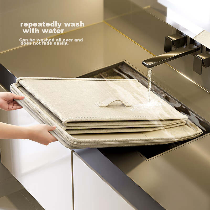 Bangni Meijia Storage Box, Washable Clothes Organizer, Large Capacity Storage Co...