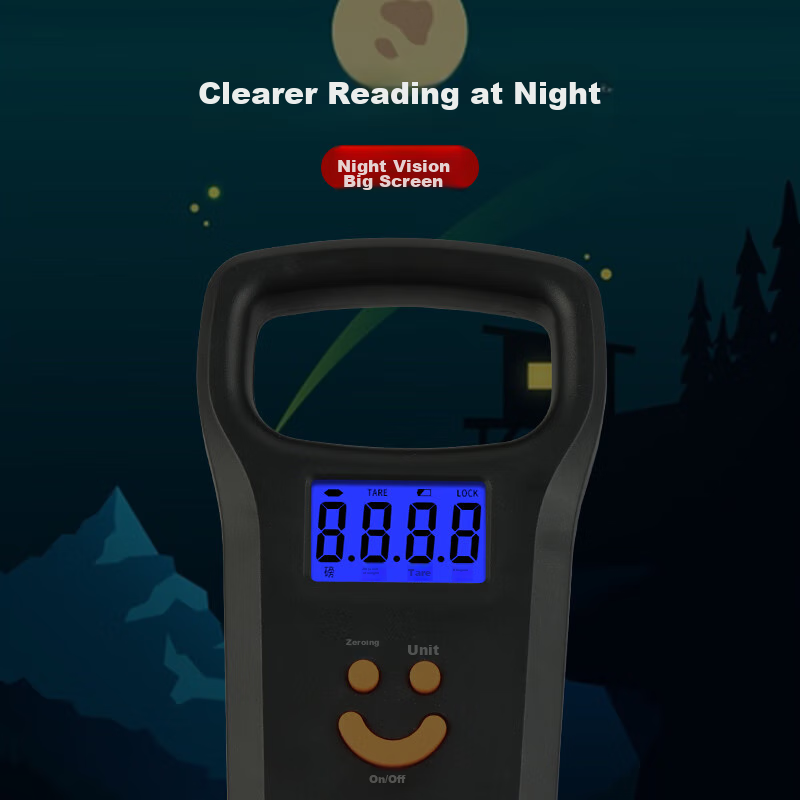 Baijie Handheld Electronic Scale, Portable Spring Scale, Hook Scale, Small Hangi...