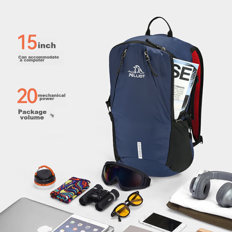 Pelliot Outdoor Cycling Bag, Unisex Hiking Backpack, Lightweight Waterproof Back...