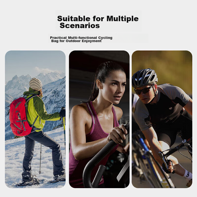 Pelliot Outdoor Cycling Bag, Unisex Hiking Backpack, Lightweight Waterproof Back...