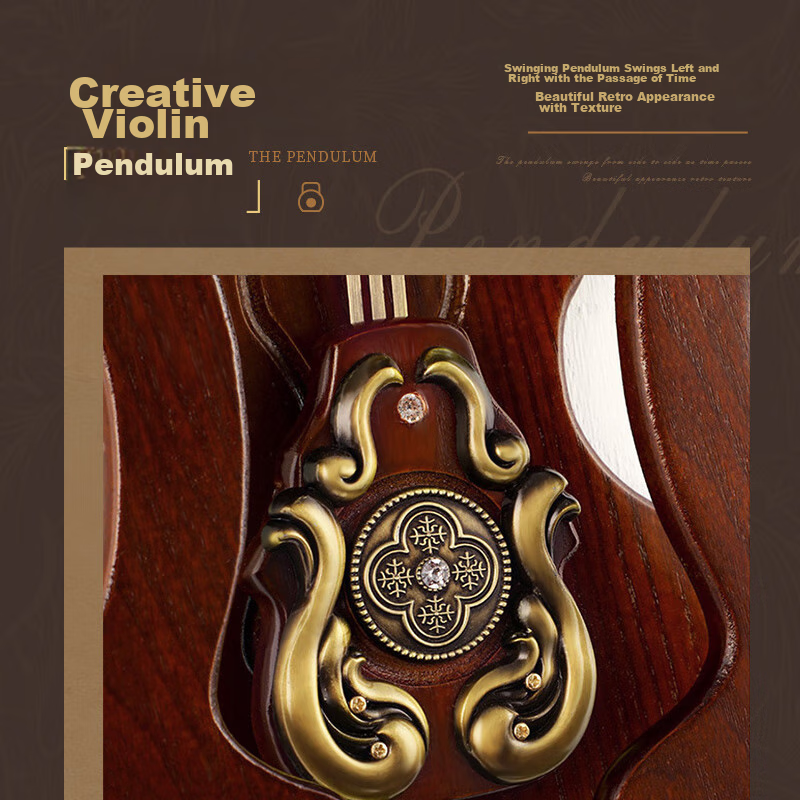 Polaris Wall Clock, Creative Quartz Clock for Living Room, Vintage Clock for Bed...