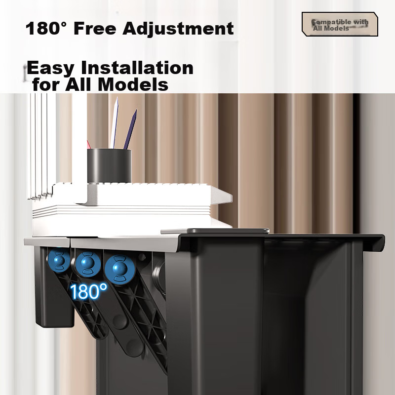 Beishi Universal TV Set-Top Box Storage Rack, Wired Digital TV Set-Top Box Stora...