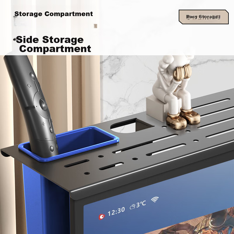 Beishi Universal TV Set-Top Box Storage Rack, Wired Digital TV Set-Top Box Stora...