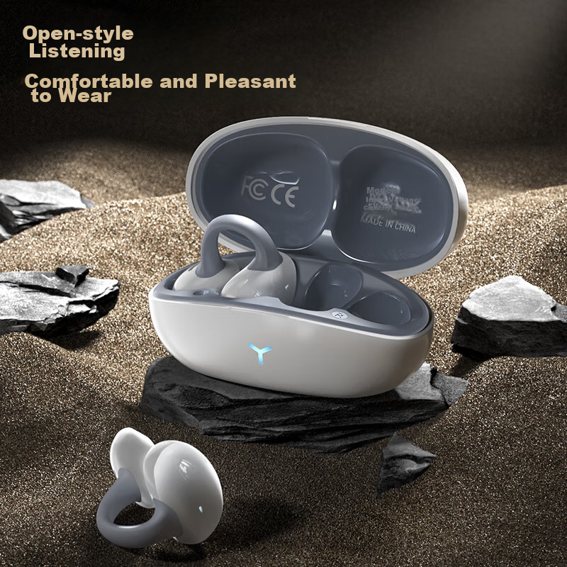 BIAZE Gift [Berlin Voice] Bone Conduction Concept Bluetooth Headphones, True Wir...