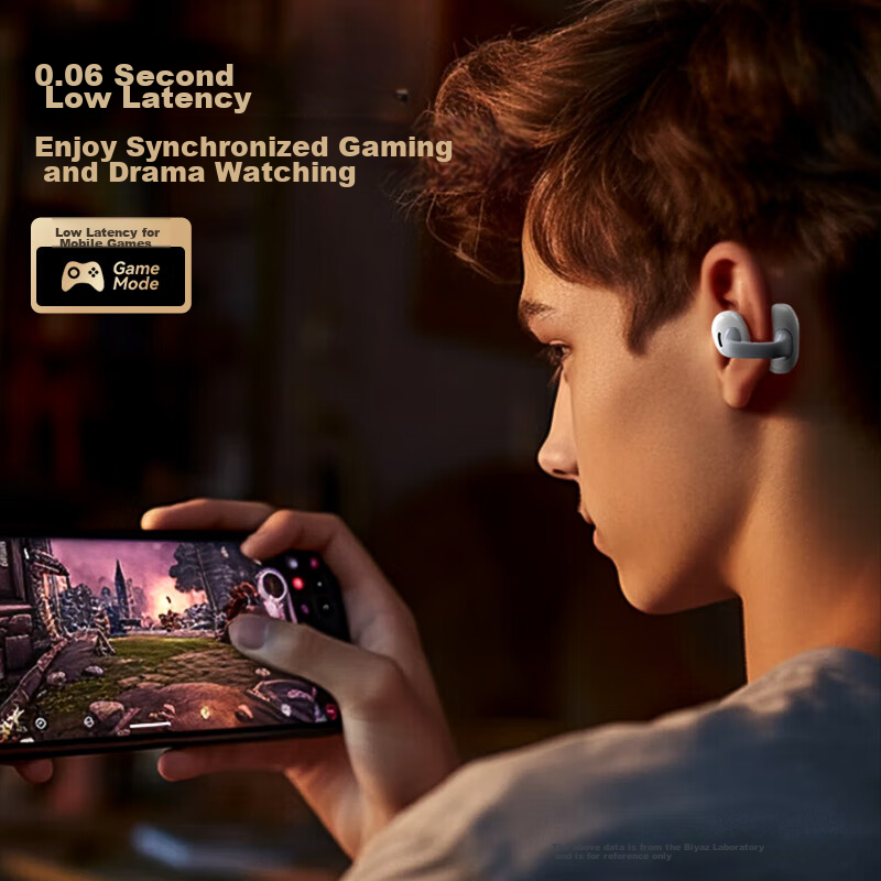 BIAZE Gift [Berlin Voice] Bone Conduction Concept Bluetooth Headphones, True Wir...