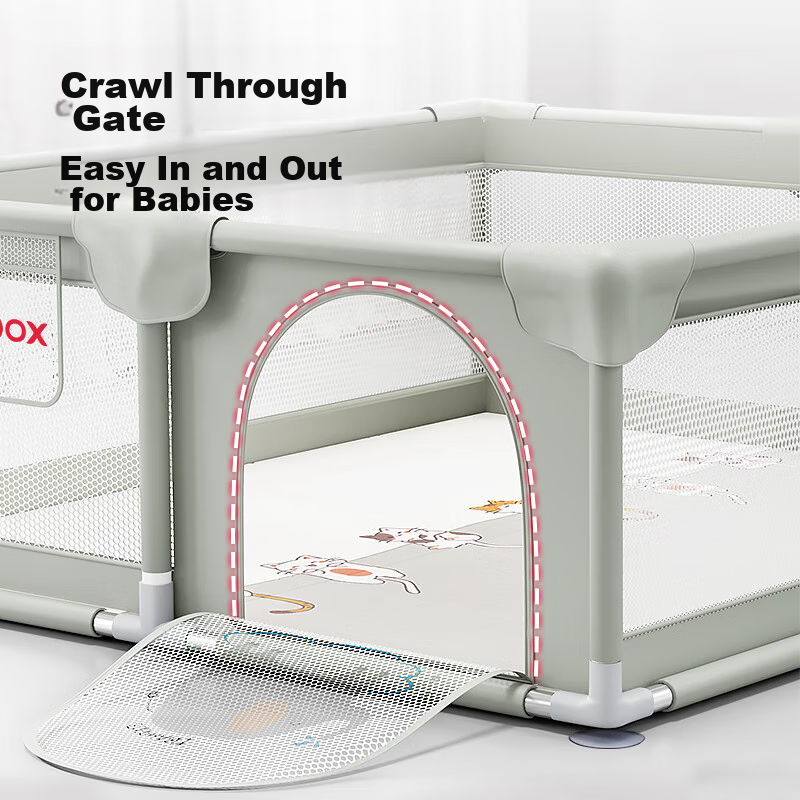 Babybox Antibacterial Baby Play Mat, Floor Fence, Children's Crawling Mat, Baby...