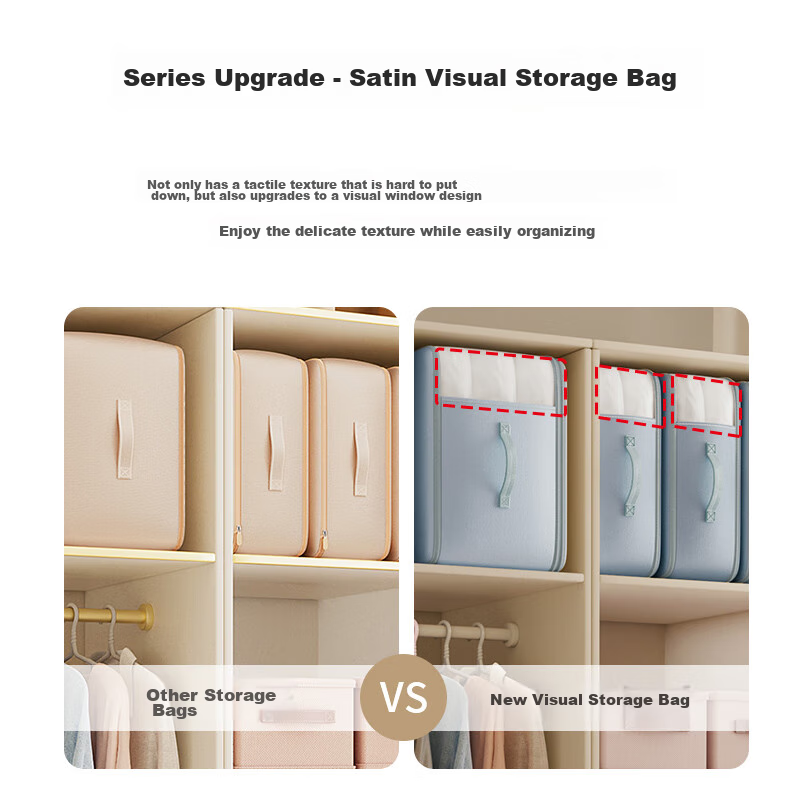BaiCaoYuan Visual Compression Storage Bag for Down and Silk Quilt Clothing Dustp...