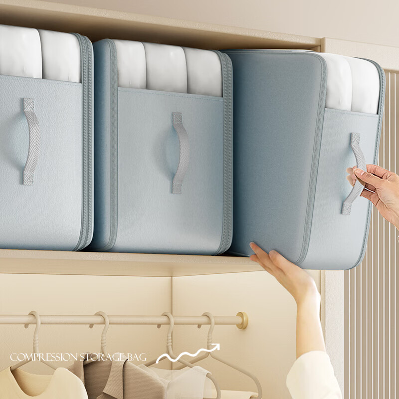 BaiCaoYuan Visual Compression Storage Bag for Down and Silk Quilt Clothing Dustp...