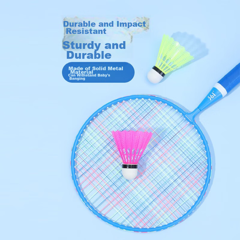 361° Badminton Racket, Durable for Children, Suitable for Ages 3-12, Toy Gift Se...